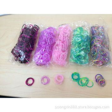 High quality silicone rubber bands for looming colorful and Eco-friendly